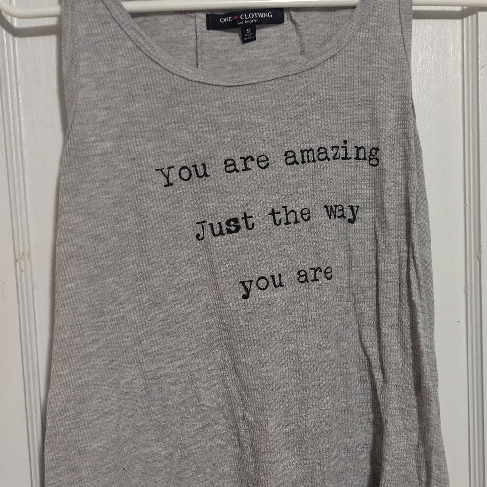 Women's tank top you are amazing just the way you are